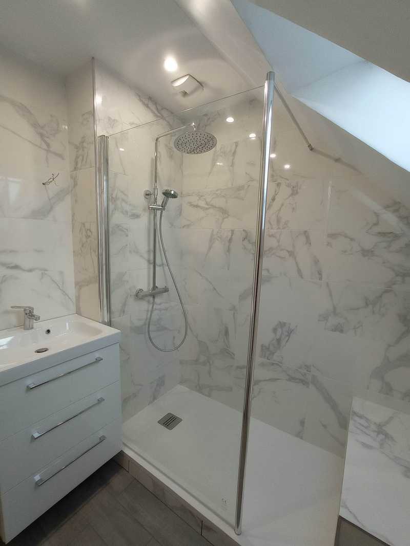Rénovation d'une salle de bains à Cuincy