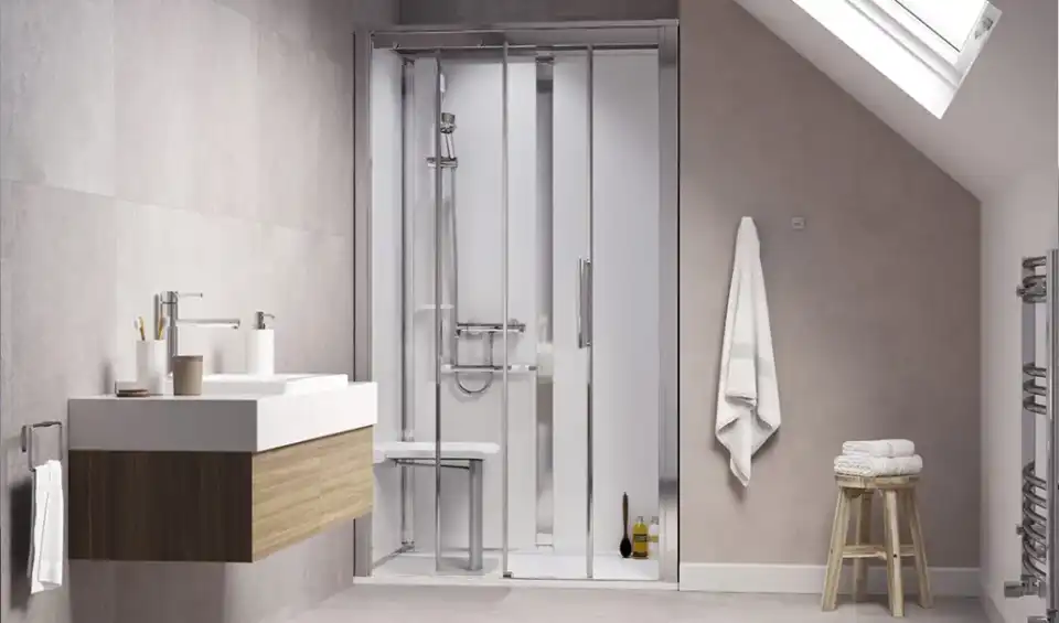 Une douche Onyx sécurisée